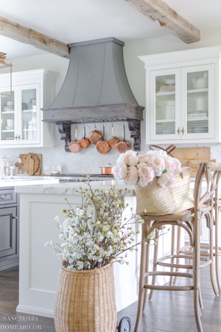 Spring Home Tour-Light and Bright Decorating