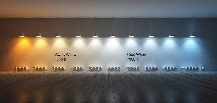 The difference between warm and cool light