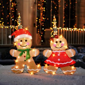 Outdoor Gingerbread Decorations